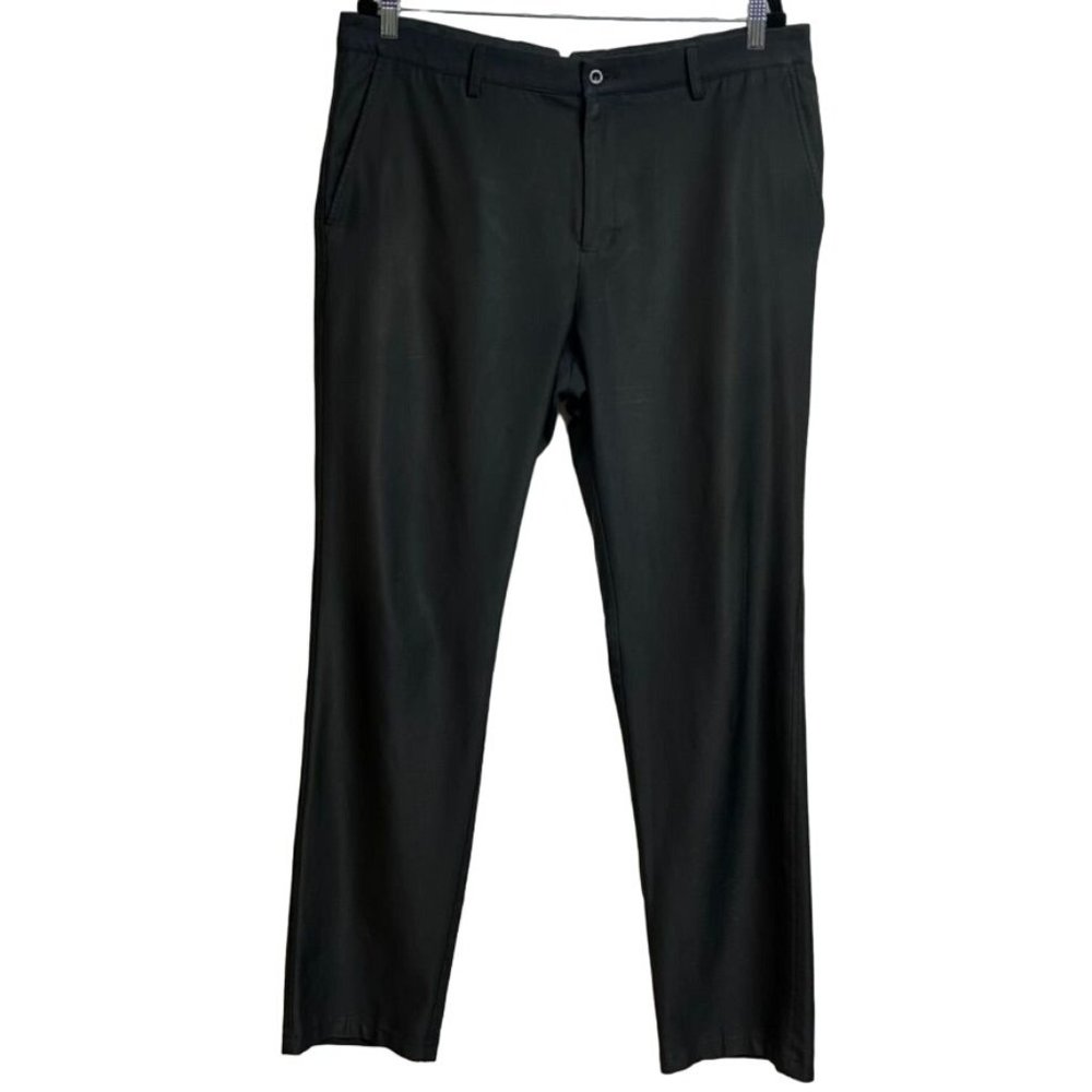 Dunning Golf Mens 36x33 Black Everbest Tech Stretch Performance‎ Pants